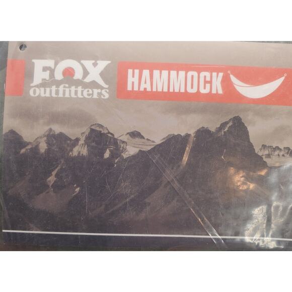 Fox Outfitters Double Hammock With Straps 2 Person Sealed Bag Khaki Olive Green - Picture 1 of 5